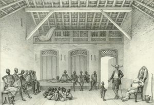 Rabszolgákat árusító bolt, 1835.