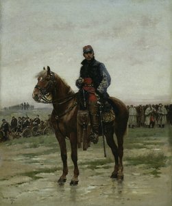 Egy lovas tiszt alkotó: Jean Baptiste Edouard Detaille