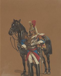 Cuirassier, 1872. alkotó: Jean-Baptiste Edouard Detaille