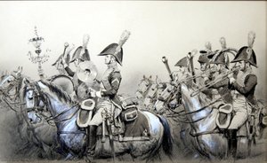 Napóleoni háborúk, a 4. dragonyos banda alkotó: Jean-Baptiste Edouard Detaille