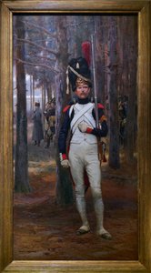 The Factionary, 1900 körül (olaj, fa) alkotó: Jean-Baptiste Edouard Detaille