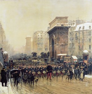 Az átvonuló ezred, 1875 alkotó: Jean-Baptiste Edouard Detaille