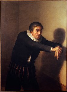 Grandmesnil Harpagon szerepében A komikus Grandmesnil (álnév Jean-Baptiste Fauchard) (1737-1816) játssza Harpagon karakterét Moliere „L