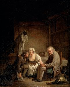 Blind Man Deceived, c1755 alkotó: Jean Baptiste Greuze