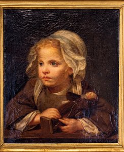 Lány a kapucinussal alkotó: Jean Baptiste Greuze