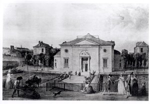 A párizsi Jardin des Plantes nagy amfiteátruma 1794-ben, E.T. Hamy "Le Museum d