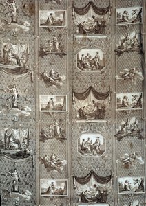 Pszichét és Ámort ábrázoló kárpit. Jean-Baptiste Huet (1745-1811) rajzából alkotó: Jean Baptiste Huet