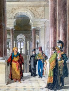 Das Museum erkunden, 1817 von Jean Baptiste Isabey