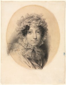 Egy hölgy portréja alkotó: Jean-Baptiste Isabey