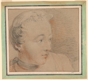 Egy nő portréja alkotó: Jean Baptiste Joseph Pater