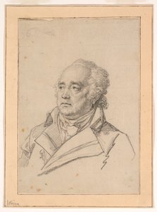 Egy férfi portréja, Giuseppe Valadier alkotó: Jean Baptiste Joseph Wicar