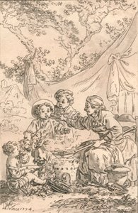 Le Gout, 1774. alkotó: Jean Baptiste Le Prince