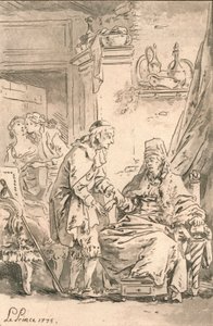 Az érintés, 1775. alkotó: Jean Baptiste Le Prince