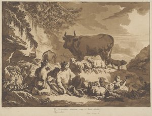 Ó, milyen rendkívül boldogok lehetnek a gazdálkodók, 1768 alkotó: Jean Baptiste Le Prince