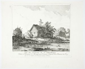 Nézet Szentpétervár közelében alkotó: Jean Baptiste Le Prince