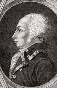 Francois Christophe Kellermann, Pannemaker-Ligny metszete, Louis Blanc (1811-82) "Histoire de la Revolution Francaise" című művéből alkotó: Jean Baptiste Lienard