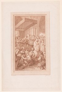 Felvonulás monstranciával alkotó: Jean Baptiste Lucien