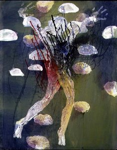 Fürdőző a Lily Poolban alkotó: Jean Baptiste Marie Pierre