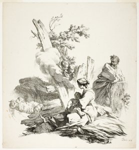 Az egyiptomi menekülés alkotó: Jean Baptiste Marie Pierre