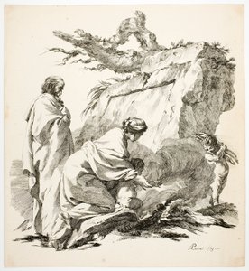 Repülés Egyiptomba alkotó: Jean Baptiste Marie Pierre