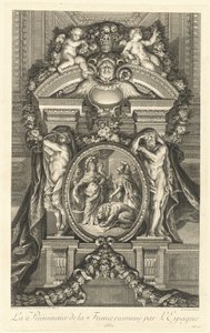 La Prééminence de la France elismerte Spanyolország 1662 (The Preeminance of France Recognized by Spain 1662) [pl. 17]