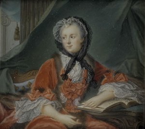 Marie Leszczinska, francia királynő (1703-1768) portréja