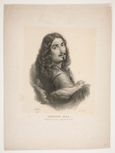 Salvator Rosa portréja alkotó: Jean Baptiste Mauzaisse