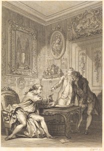 Az elvarázsolt vágás alkotó: Jean Baptiste Michel Dupreel after Jean Honoré Fragonard