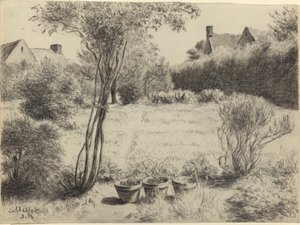 Napsütötte kert alkotó: Jean Baptiste Millet