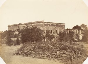[Metcalfe House, Delhi], 1858-61. alkotó: Jean Baptiste Oscar Mallitte