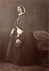 [The Countess Canning, Simla], 1861. alkotó: Jean Baptiste Oscar Mallitte