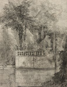 Gitterwerk und Spiegelbecken in Arcueil, 1744-47