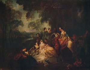 Vidéki parti, c1722, c1915
