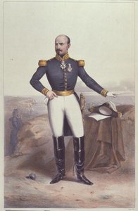 Louis Jules Trochu tábornok (1815-96) (színes litó) alkotó: Jean Baptiste Perrot