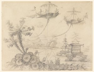 Chinoiserie Fantasy alkotó: Jean Baptiste Pillement