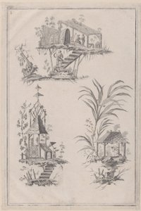 Chinoiserie Ornaments, kb. 1760-85. alkotó: Jean Baptiste Pillement