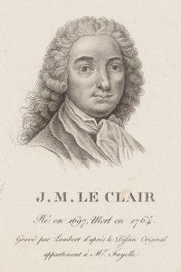 Jean-Marie Leclair hegedűművész és zeneszerző portréja 1697-1764. alkotó: Jean Baptiste Ponce Lambert