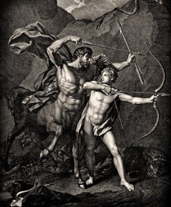 Chiron Achilles nevelése, 1798 körül