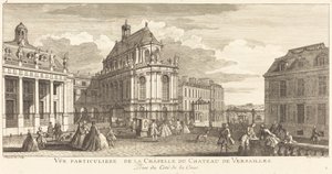 A Versailles-i kastély kápolnájának privát kilátása
