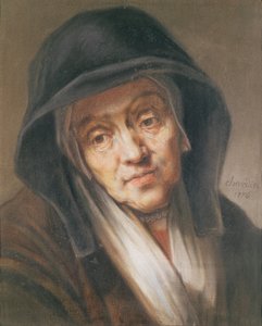 Rembrandt anyja portréjának másolata, 1776 (pasztell, papíron)