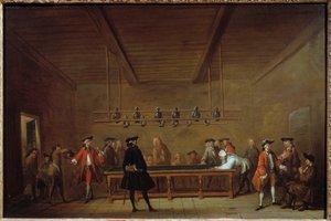 Jean Baptiste Simeon Chardin (1699-1779) A medenceparti festménye 1725 V. 0,55x0,83 m Párizs, Musee Carnavalet alkotó: Jean Baptiste Simeon Chardin