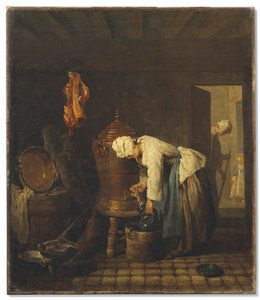Franciául:  La fontaine
Német: Der Brunnen alkotó: Jean-Baptiste Simeon Chardin