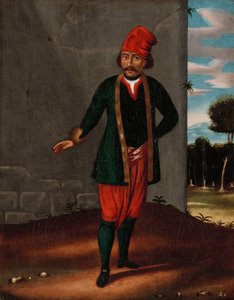 Férfi Tinos szigetéről alkotó: Jean Baptiste Vanmour (workshop of)
