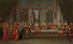 Görög esküvő, 1720-37 körül alkotó: Jean Baptiste Vanmour