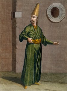 Lulufli-Baltadgi, 10. tábla Charles de Ferriol „Levante különböző nemzeteit ábrázoló száz lenyomat gyűjteményéből”, vésette: Gerard Scotin (1671-1716), 1707-08 (színes engr alkotó: Jean Baptiste Vanmour