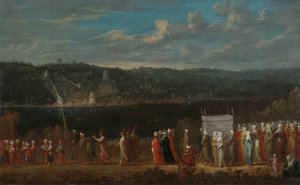 Esküvői körmenet a Boszporuszon Török esküvő alkotó: Jean Baptiste Vanmour