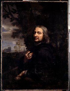 Philippe de Champaigne, a művész nagybátyja (1602-1674) Egy eltűnt önarckép másolata. Jean Baptiste de Champaigne (1631-1681) festménye 1668 V. 1,2x0,9 m