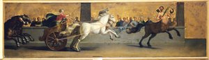 Achilles oktatása: szekérverseny, 17. század közepe-vége