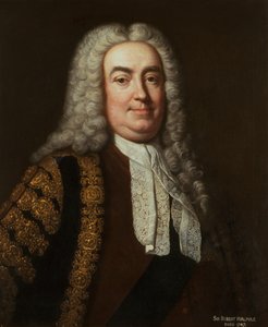 Sir Robert Walpole portréja, 1740 körül (olaj, vászon) alkotó: Jean-Baptiste van (studio of) Loo