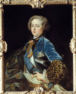 XV. Lajos (1710-1774), francia király portréja. Jean Baptiste Van Loo (1684-1745) festménye